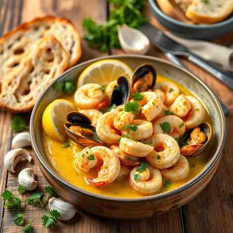 Garlic Butter Seafood (Acordait) - Easy Recipe